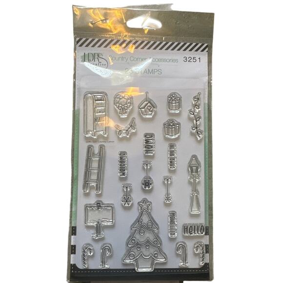 LDRS Creative - Country Corner Accessories-  Stamp and Die Set - New - Picture 1 of 3